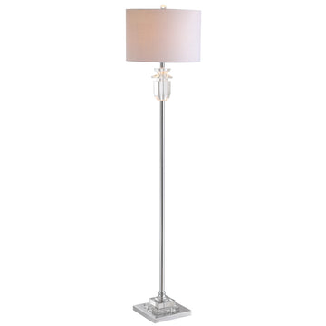 Aria 63" Crystal/Metal LED Floor Lamp - JONATHAN Y